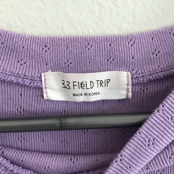 KOREA ALAND Cropped Knit Tee - Picture 2 of 6